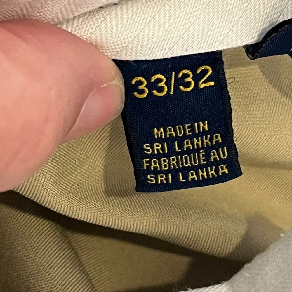 Polo Ralph Lauren PERFORMANCE Slim Fit Golf Pants Men's 33x32(33x30) 100%‎ Poly